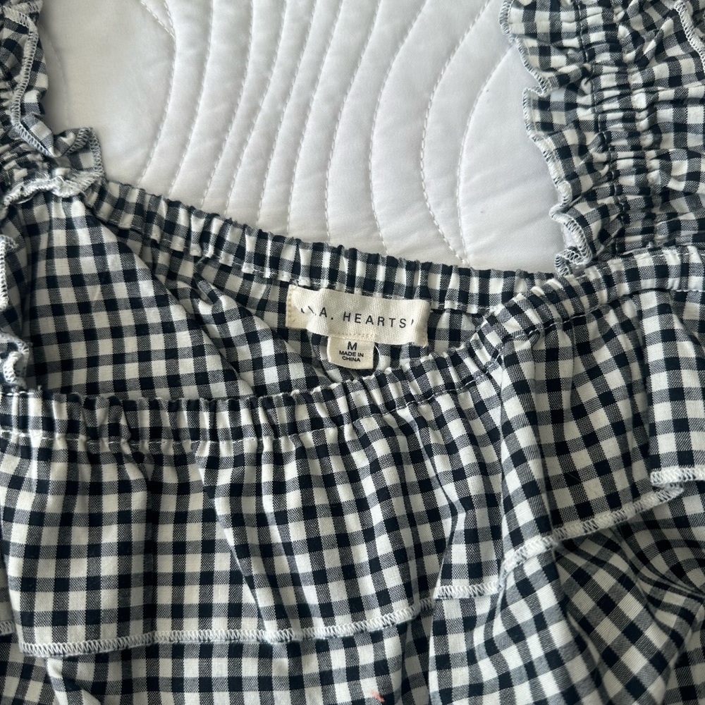LA Hearts Gingham Ruffle Top - Picture 4 of 5